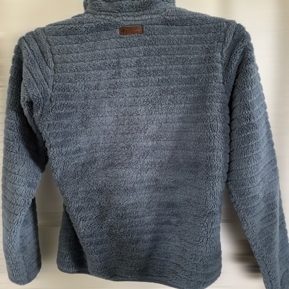 Cozy Columbia Blue Fleece Jacket - Picture 3 of 7